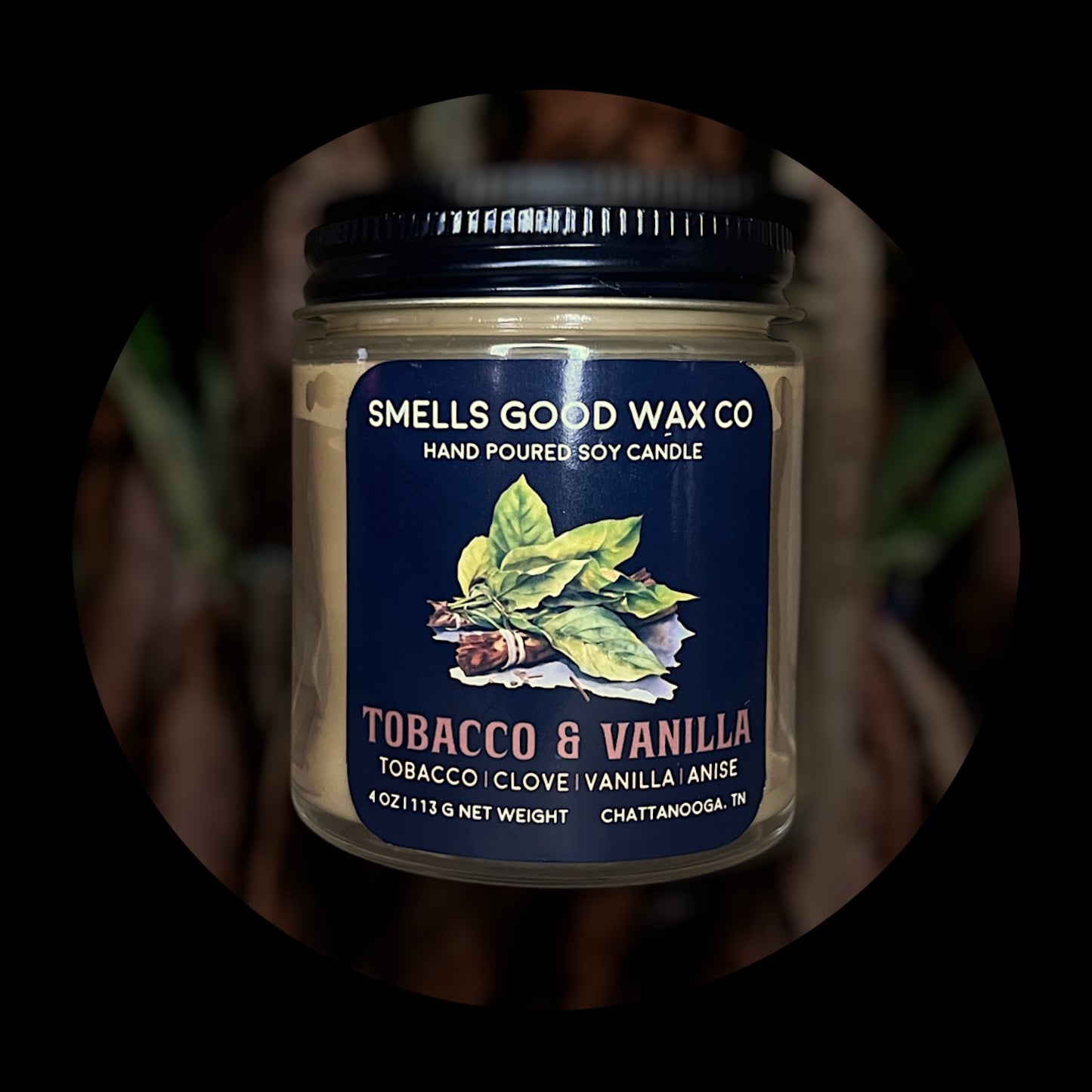Tobacco Vanilla 4 OZ Candle
