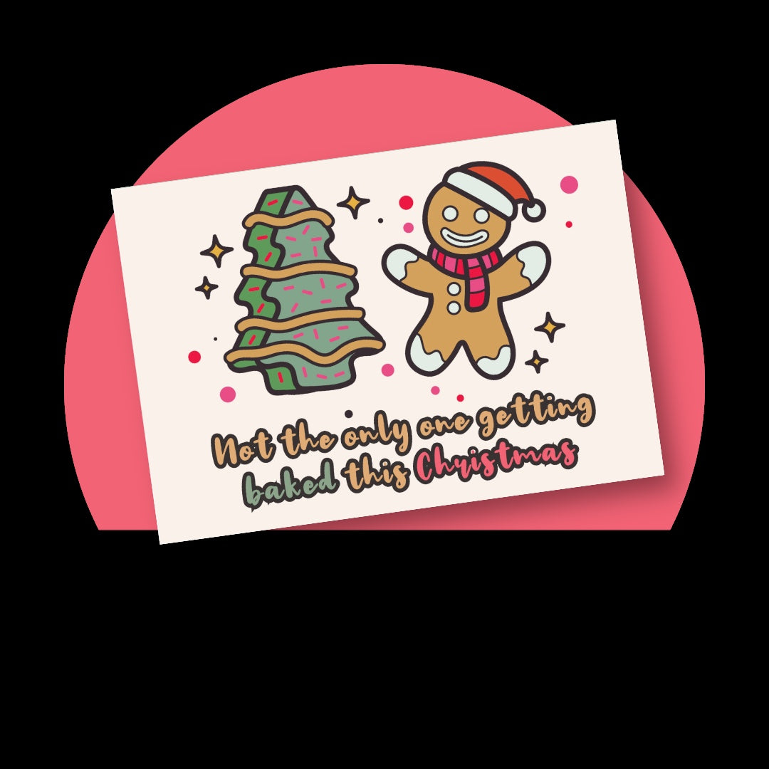 Getting Baked Digital Printable Greeting Card