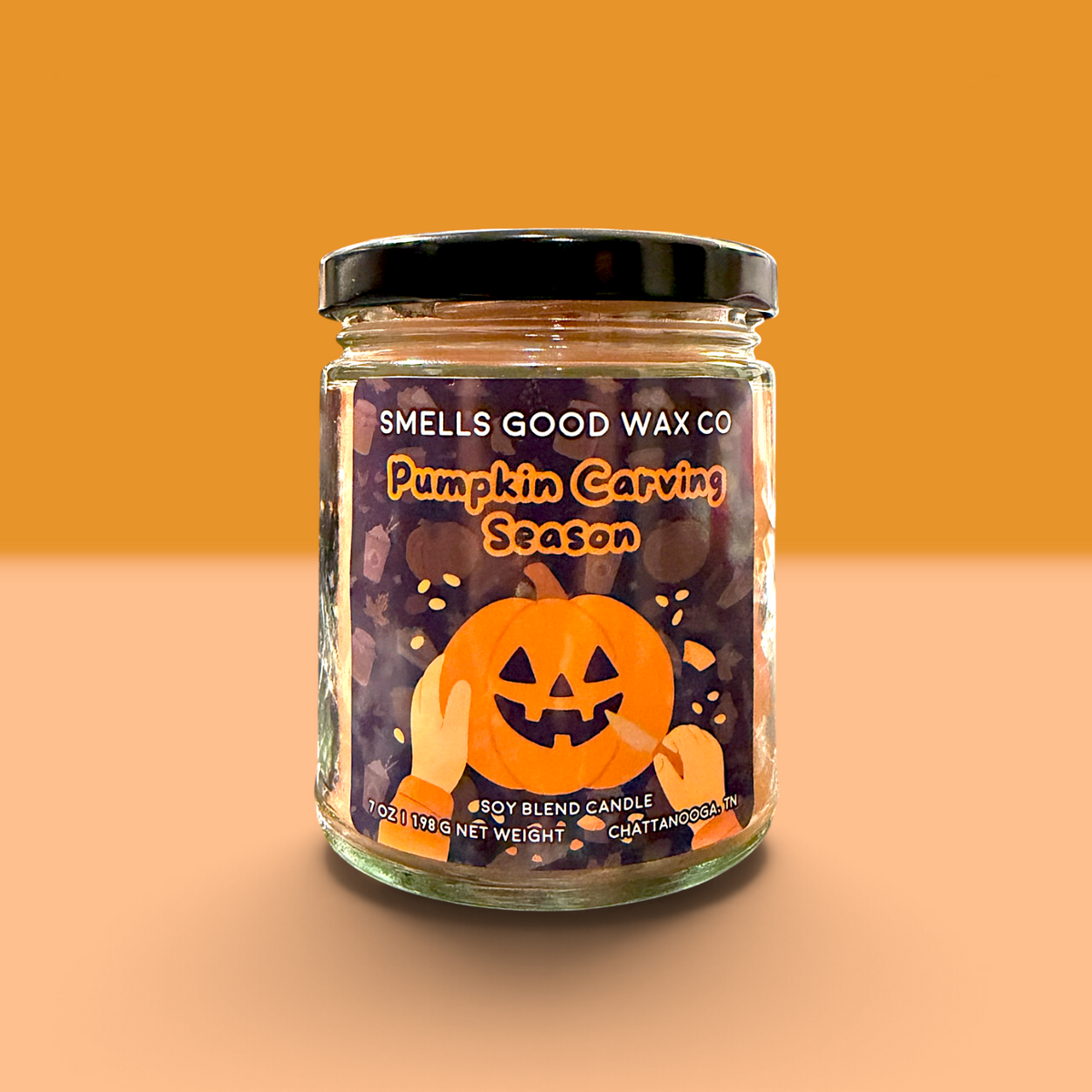Pumpkin Carving Candle