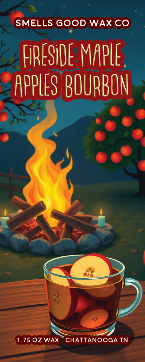 Fireside Maple Apples Bourbon 4 OZ Candle