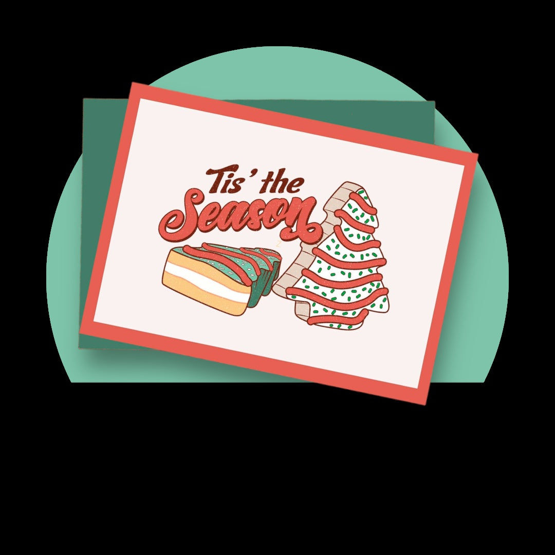 Tis the Season Greeting Card (Print from home)