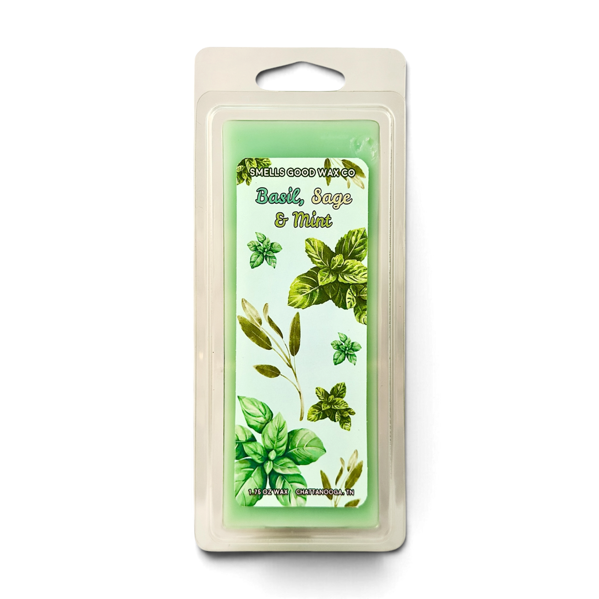 Basil, Sage, and Mint Snap Bar Wax Melt