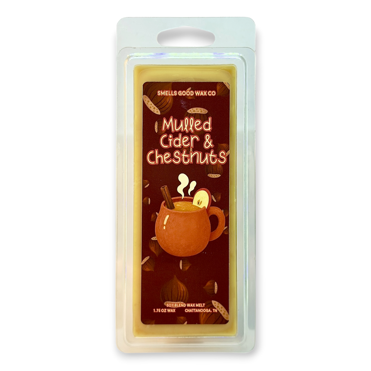 Mulled Cider and Chestnuts Snap Bar Wax Melt