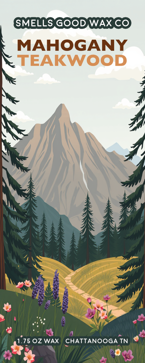 Mahogany Teakwood Snap Bar Wax Melt