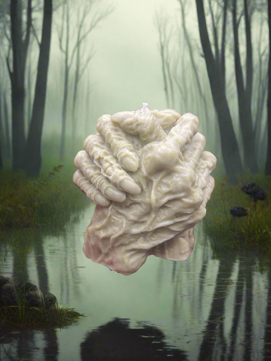 Monster Hands Decorative Candle