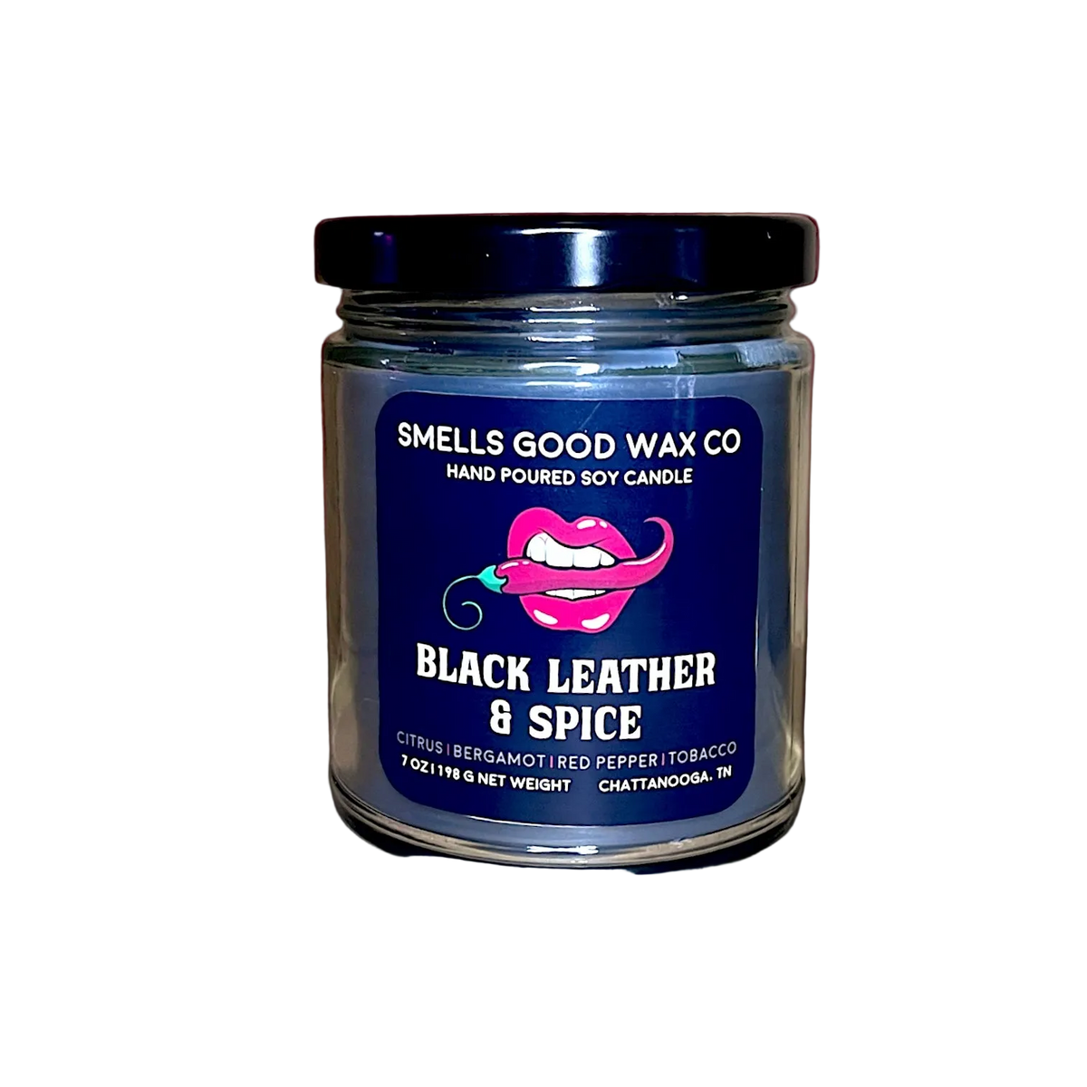 Black Leather and Spice Candle