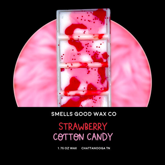 Strawberry Cotton Candy Snap Bar Wax Melt