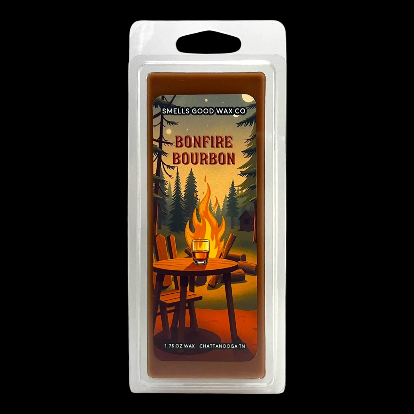 Bonfire Bourbon Snap Bar Wax Melts