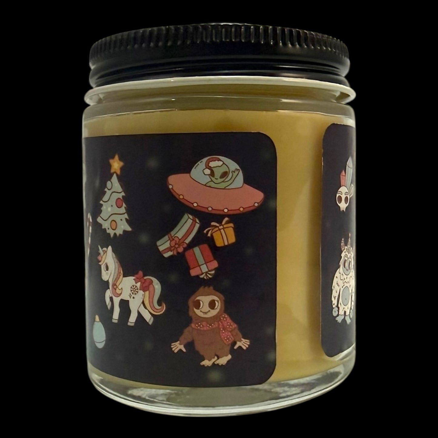 Cryptid Christmas 4 oz candle