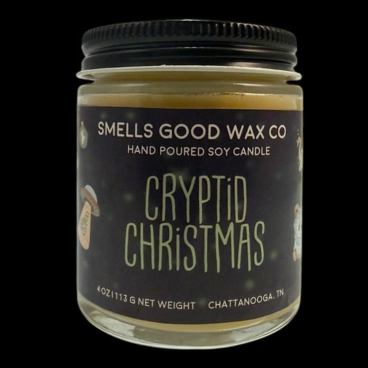 Cryptid Christmas 4 oz candle