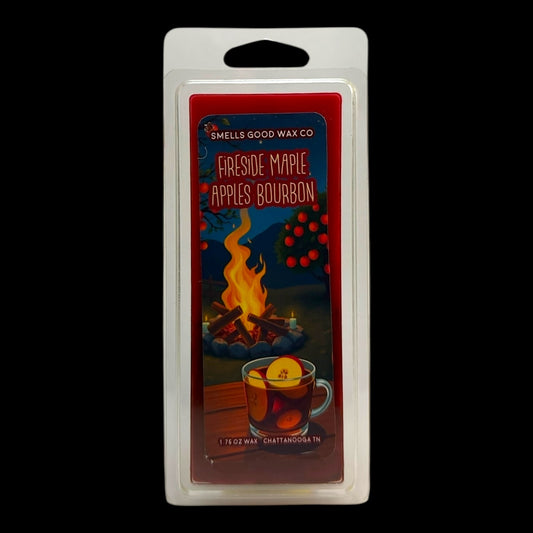 Fireside Maple Apples Bourbon Snap Bar Wax Melt