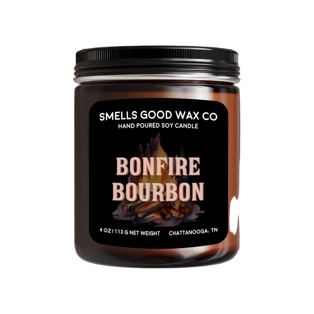 Bonfire Bourbon 3.6 Oz Soy Candle