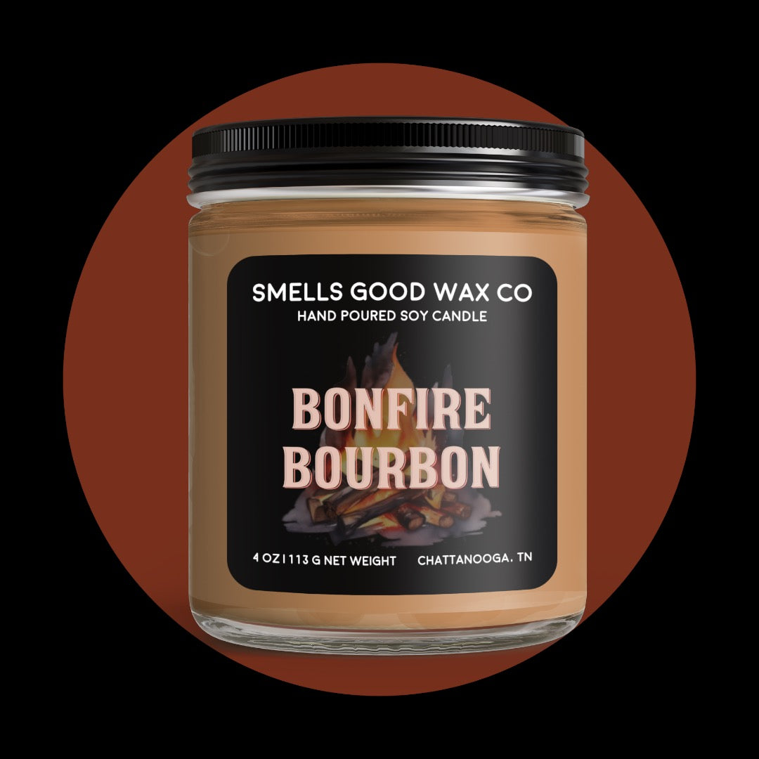 Bonfire Bourbon 3.6 Oz Soy Candle