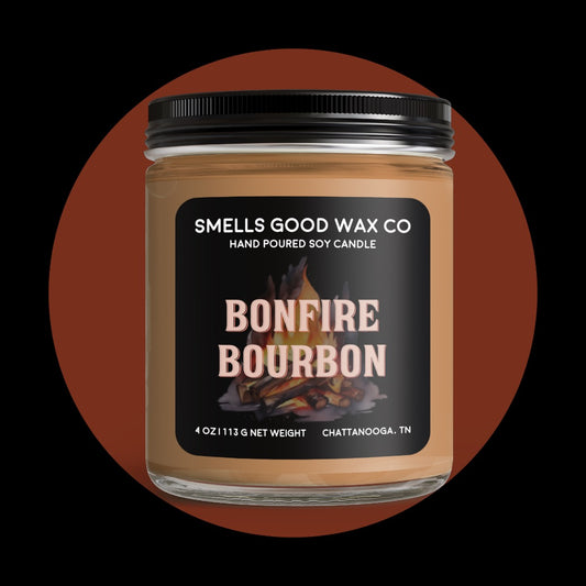 Bonfire Bourbon 3.6 Oz Soy Candle