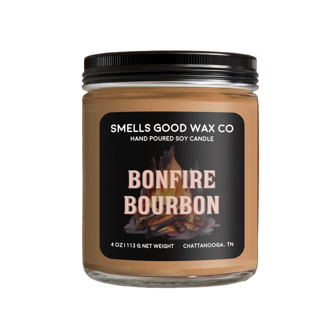 Bonfire Bourbon 3.6 Oz Soy Candle