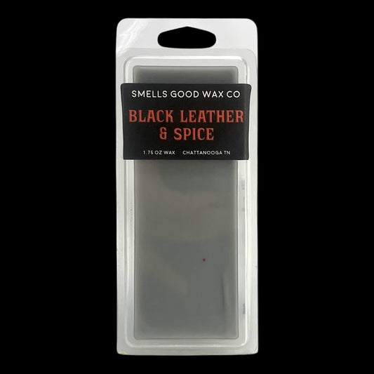 Black Leather and Spice Snap Bar Wax Melt