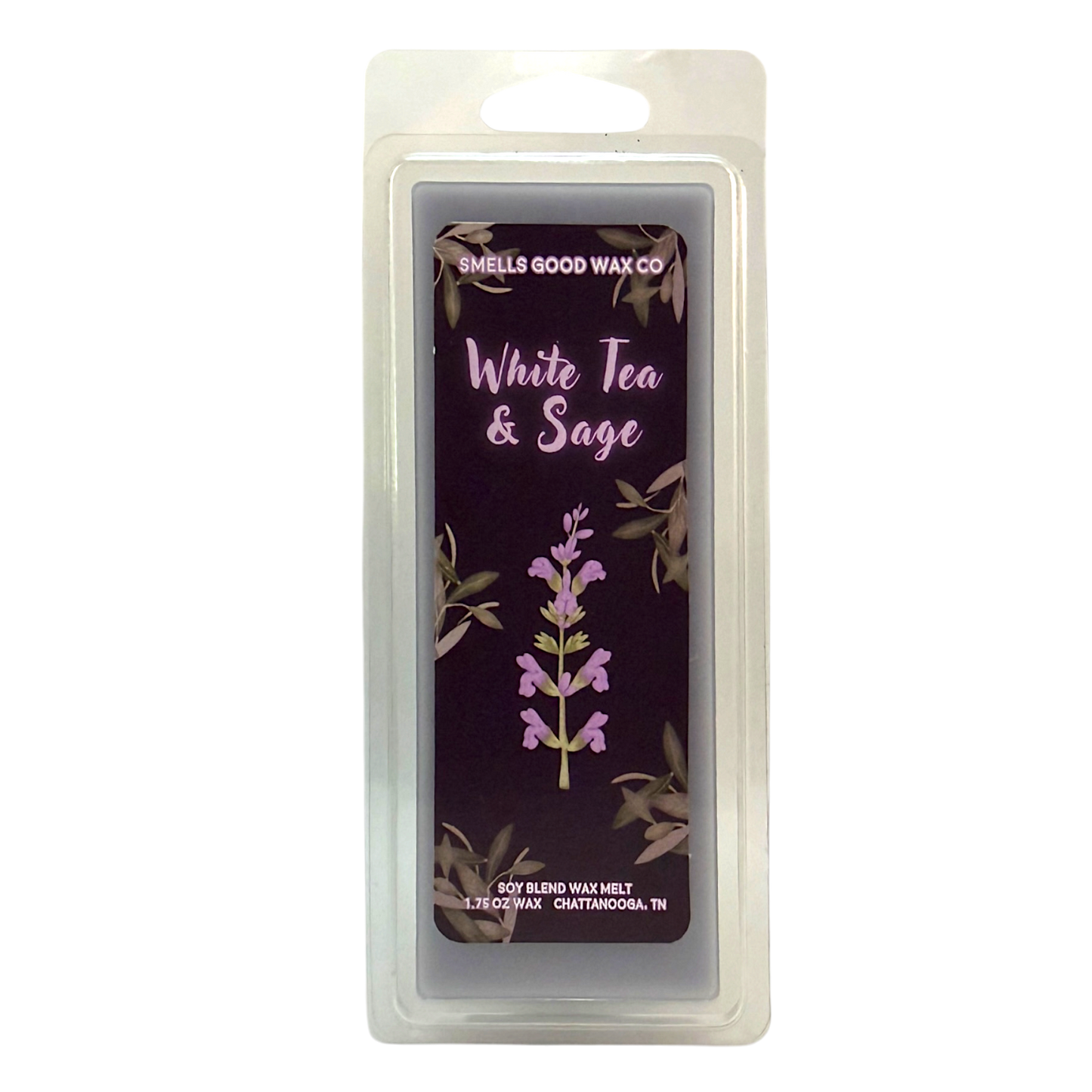 White Tea & Sage  Snap Bar Wax Melt
