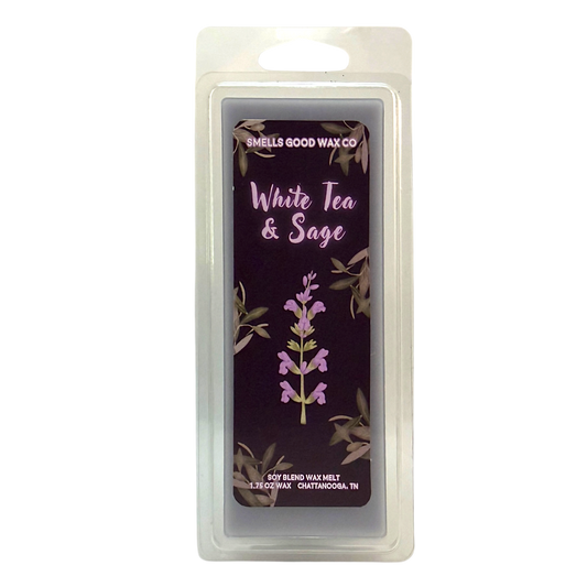 White Tea & Sage  Snap Bar Wax Melt